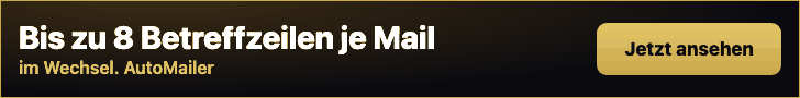 AutoMailer-Banner: bis zu 8 Betreffzeilen je Mail, im Wechsel