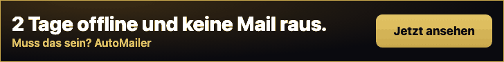 AutoMailer-Banner: 2 Tage offline und keine Mail raus, muss das sein?